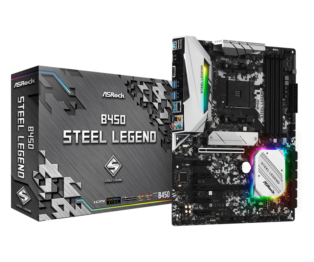 Asrock b450 steel legend обзор