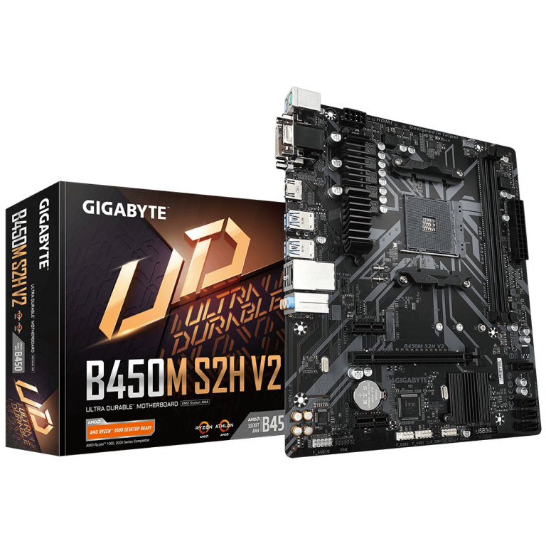 Gigabyte b450m s2h обзор