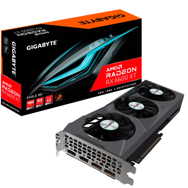 GIGABYTE RADEON RX 6600 XT EAGLE 8GB GRAPHICS CARD (GV-R66XTEAGLE-8GD)