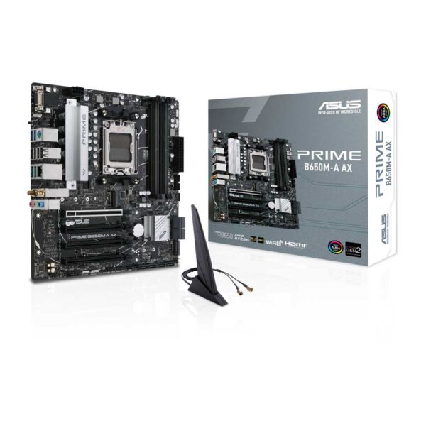 Asus Prime B650M-A AX AM5 MATX Motherboard (PRIME-B650M-A-AX)