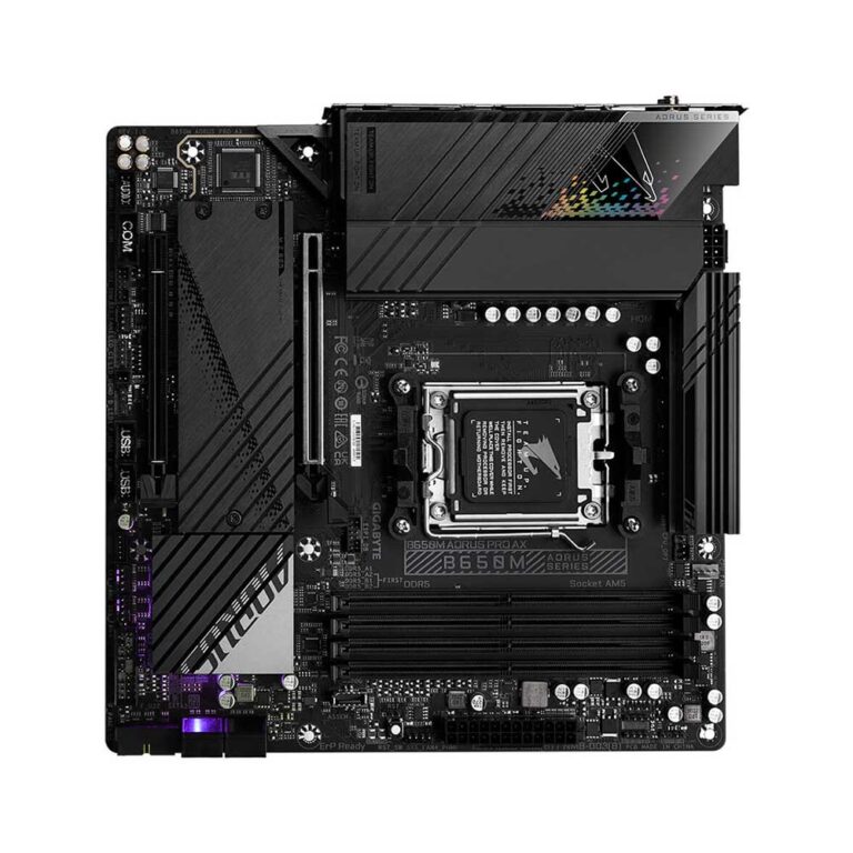 Gigabyte B M Aorus Pro AX AM Micro ATX Motherboard