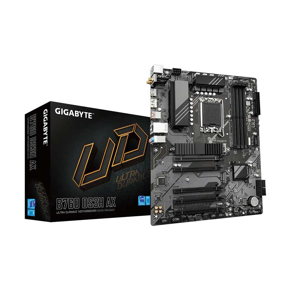 Gigabyte B760 Ds3h Ax Lga1700 Atx Motherboard (B760-DS3H-AX)