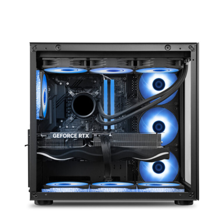 Ant Esports Crystal Rgb Eatx Mid Tower Cabinet Black