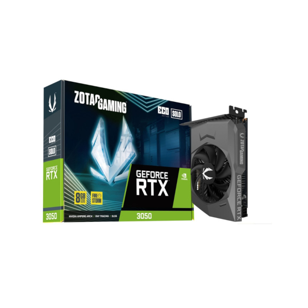 Zotac GeForce Rtx 3050 Eco Solo 8Gb Gddr6 Graphics Card (ZT-A30500R-10L)