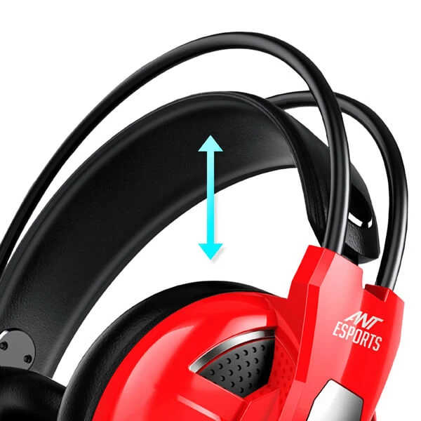 Ant Esports H520W Gaming Headset Red | PC Studio