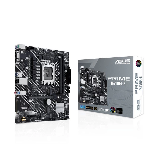 Asus Prime H610M-E Ddr5 Lga100 Micro Atx Motherboard