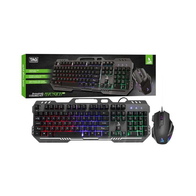 Tag Gamerz Avenger 2.0 Rgb Gaming Keyboard And Mouse Combo Kit