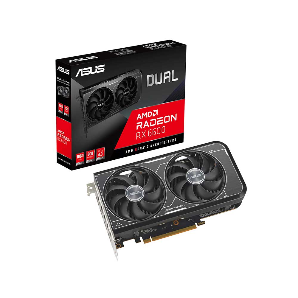 Asus Dual Radeon RX 6600 V3 8Gb Graphics Card | PC Studio