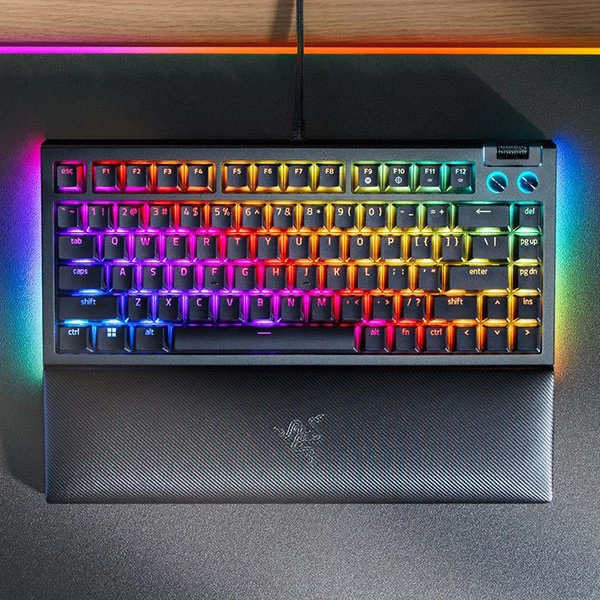 Razer BlackWidow V4 75% Mechanical Gaming Keyboard Blac